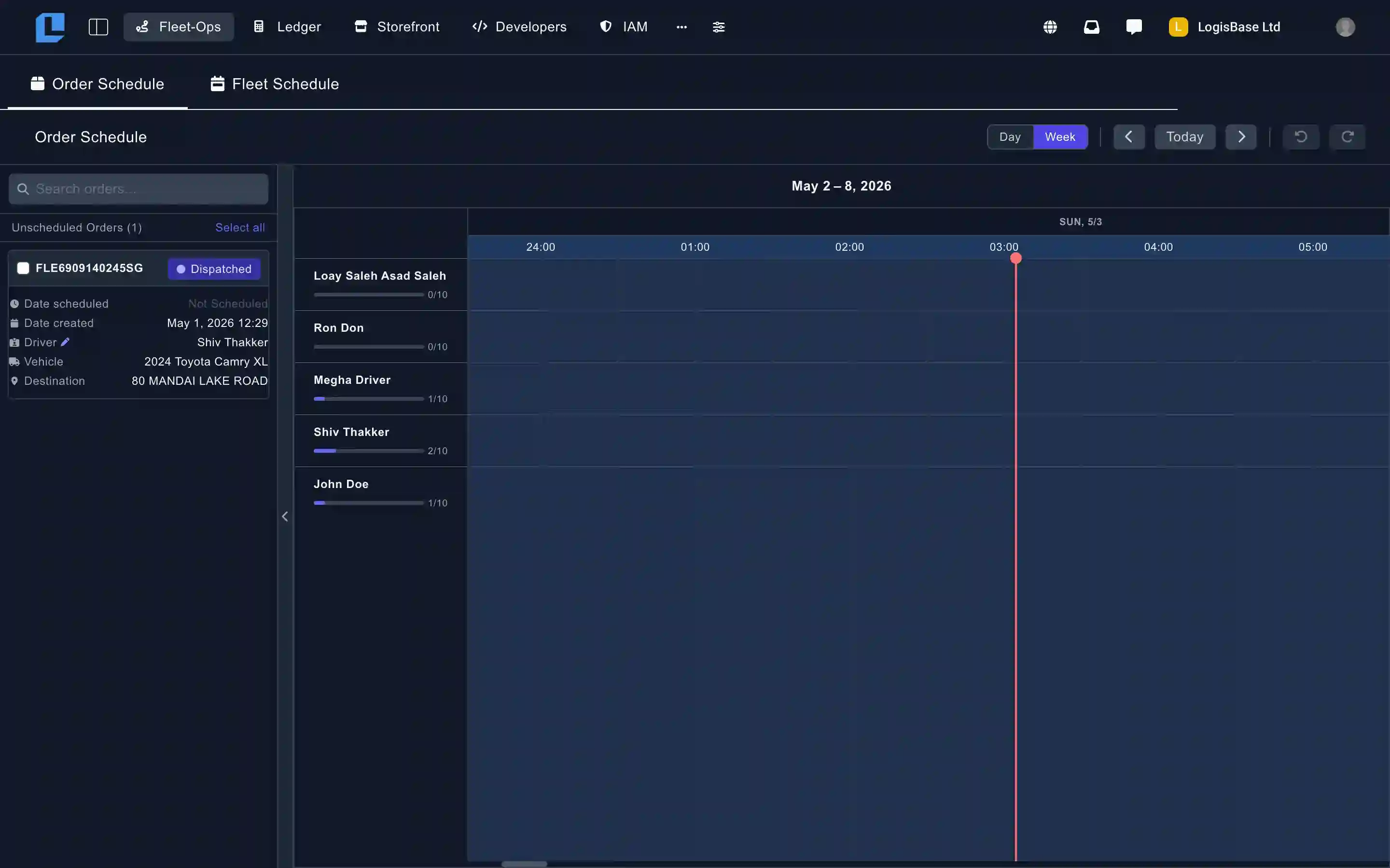 Delivery Time Window Management