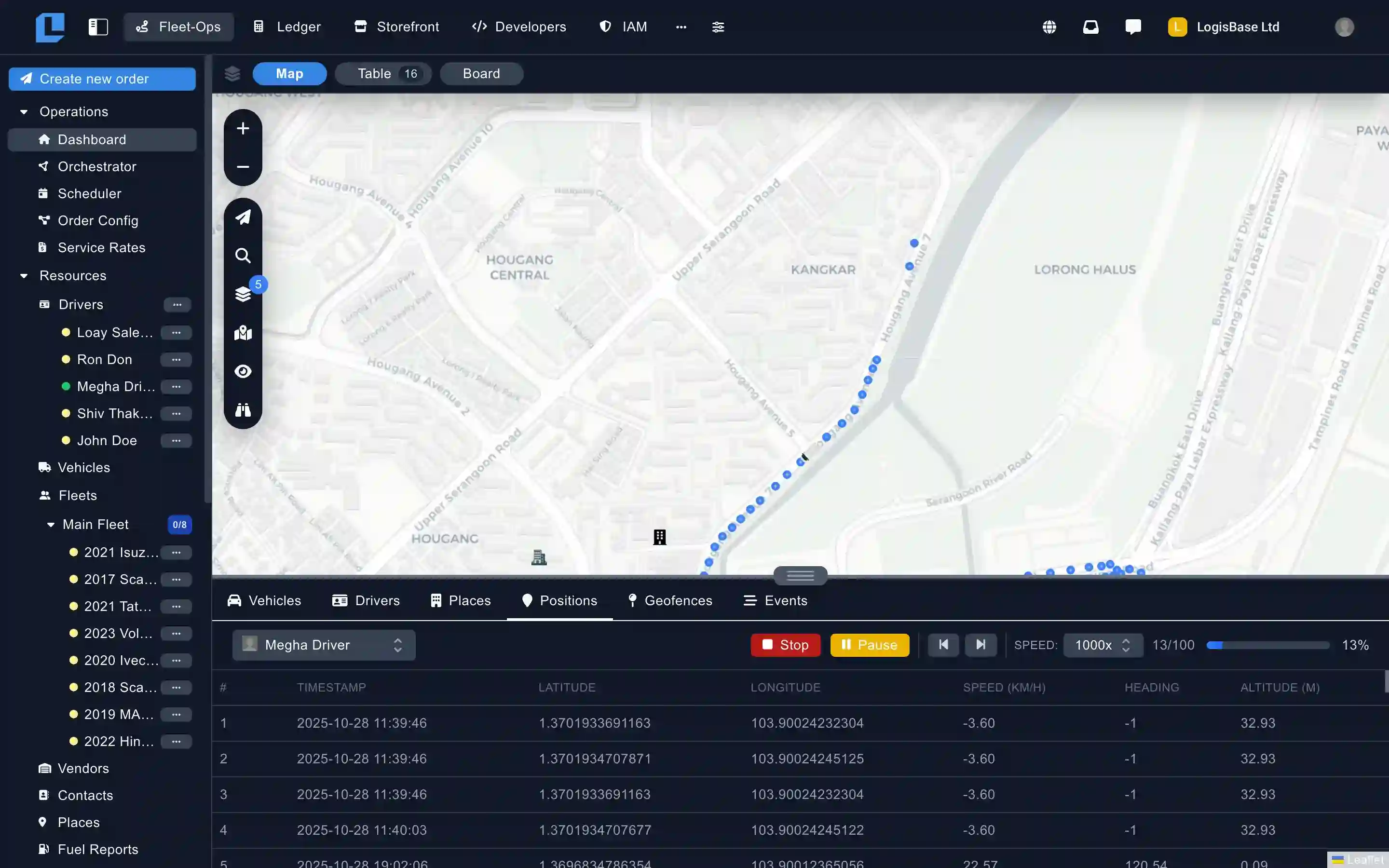 End-to-End Container Tracking